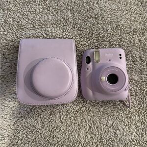 Instax Lavender Camera with Case